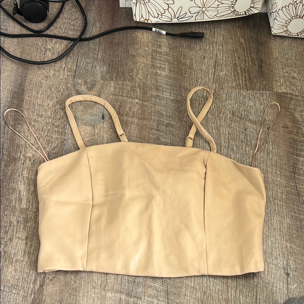 Beige Women's Top